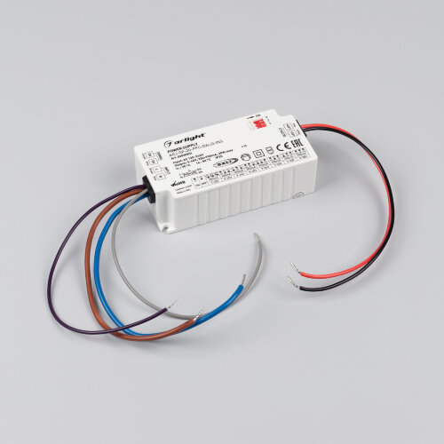 Блок питания ARJ-SP-20-PFC-DALI2-INS (20W, 9-45V, 0.35-0.7A) (Arlight, IP20 Пластик, 5 лет) - фото 2