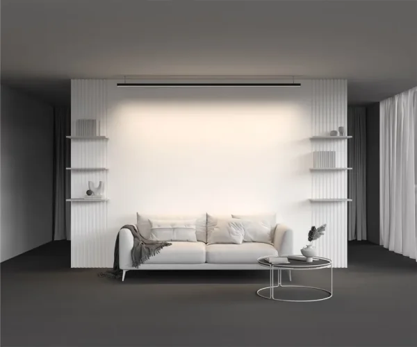 Радиусный профиль 35x35 линейный черный 2.5м (Черный) - фото 9