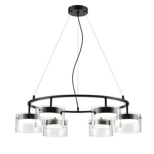 Люстра подвесная «LUMION» 8232/6Y, серия: NATALINA (крепление на планке). Фото 2.