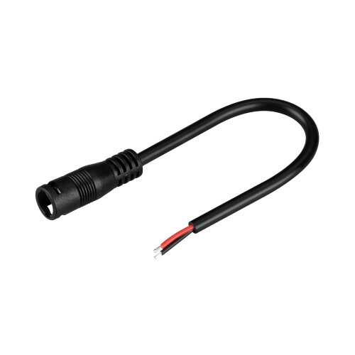 Коннектор выводной DC-MONO-2PIN-L150-F (JACK 5.5, LOCK) (Arlight) 032854 - фото