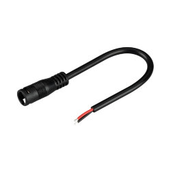 Коннектор выводной DC-MONO-2PIN-L150-F (JACK 5.5, LOCK) (Arlight) 032854