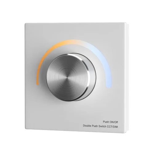 Роторная панель управления RF двухканальная 12-48В Комбинированная (MIX) 480Вт (Белый) 711025 - фото