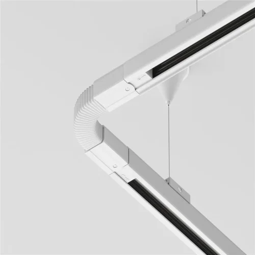 Коннектор гибкий Trinity белый (Белый) - фото 5