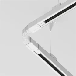 Коннектор гибкий Trinity белый (Белый)