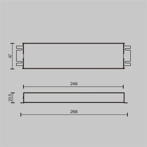 Источник напряжения Triac 24В 150Вт IP 67 (Серебро) - фото 3