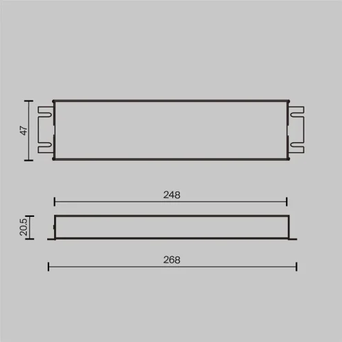 Источник напряжения TRIAC 24В 150Вт IP 67 (Серебро) 734003 - фото 3