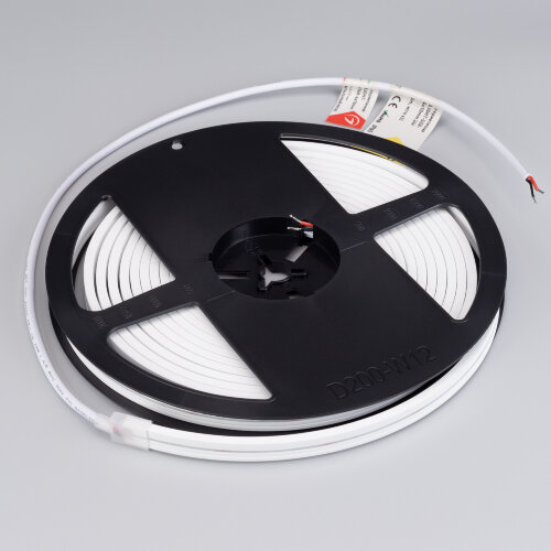 Светодиодная лента герметичная MOONLIGHT-SIDE-А168-4х10mm 24V Warm2700 (7.2 W/m, IP65, 5m, wire х2) (Arlight, Вывод прямой, 3 года) 040992 - фото 2