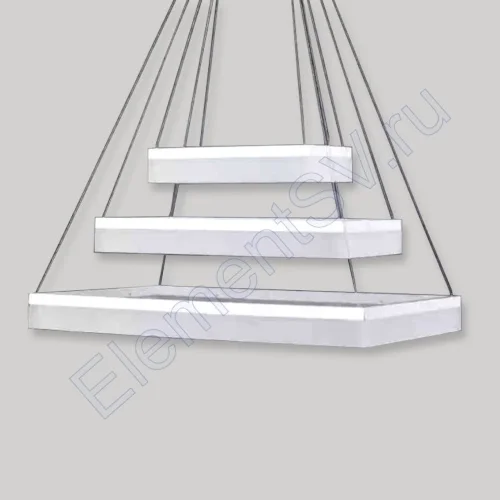 Светодиодная люстра CX-9910/3-106 PA11 (106W, Day white) - фото.