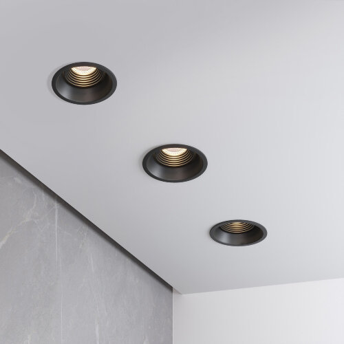 Светильник встраиваемый Punto черный - Фото 4