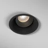 Светильник встраиваемый Punto черный 25016/01 - фото