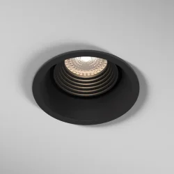 Светильник встраиваемый Punto черный 25016/01 (065471)