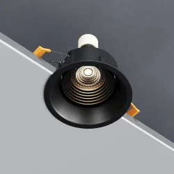 Светильник встраиваемый Punto черный 25016/01 (065471)