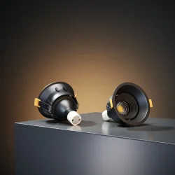 Светильник встраиваемый Punto черный 25016/01 (065471)