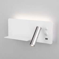 Настенный светодиодный светильник с USB Fant L LED (левый) MRL LED 1113 белый/хром (053081)