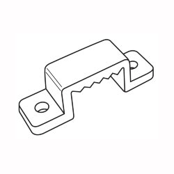 UCC-Q220 K14 CLEAR 050 POLYBAG Силиконовое крепление для светодиодной ленты 220В 5050, 14 мм, цвет белый, 50 штук в пакете