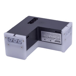 ULO-N11L-8W-4000K-90D IP40 BLACK Светильник светодиодный L-образный, Угол 90 градусов, Белый свет 4000K, 2000Лм, Алюминий, Цвет черный, TM Uniel