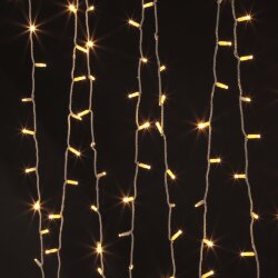 Новогодняя гирлянда нить теплый белый с эффектом мерцания 20м IP65 400-102 теплый белый с эффектом мерцания (044078)