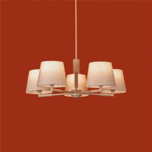 Подвесной светильник Freya FR2057PL-05BG (Бежевый) - фото 7