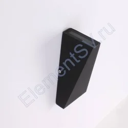 Светодиодный светильник JH-BD06 DHL19 (220V, 2х3W, черный корпус, warm white)