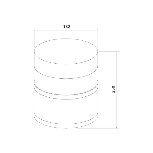 Ландшафтный светильник IP54 1531 TECHNO LED серый - фото 3