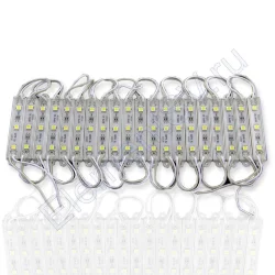 Светодиодный модуль линейный 5050-3 MOD6 (0,72W, 12V, white)