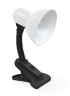 Светильник настольный под лампу на прищепке СНП 21Б-E27 230В БЕЛЫЙ (с подвесом) IN HOME - Фото