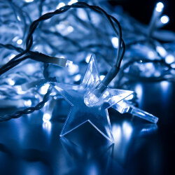 Светодиодная гирлянда бахрома белый 3*0,6м IP65 100-102 (064438)