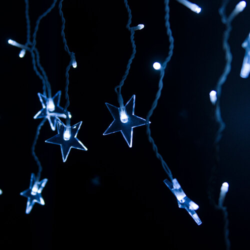 Светодиодная гирлянда бахрома белый 3*0,6м IP65 - Фото 5