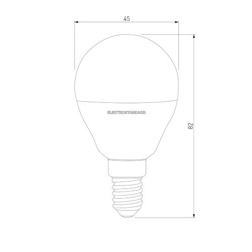 Светодиодная лампа G45 7W 6500K E14 Mini Classic LED 7W 6500K E14 матовое стекло (BLE1407) - фото 2