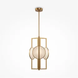 Подвесной светильник Marmo E14х3 40Вт (Латунь)