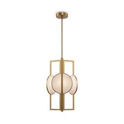 Подвесной светильник Marmo E14х3 40Вт (Латунь)