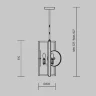 Подвесной светильник Мармо / Marmo E14х3 (Латунь) MOD099PL-03G - фото 3