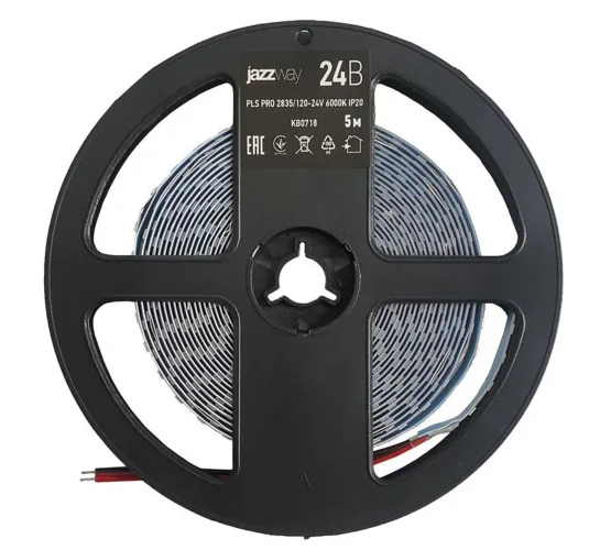 Лента светодиодная PLS PRO 2835/120-24В 3000К IP20 (уп.5м) Pro JazzWay 5015678 - фото