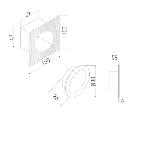 Подсветка для лестниц MRL LED 1118 Чёрный - фото 5
