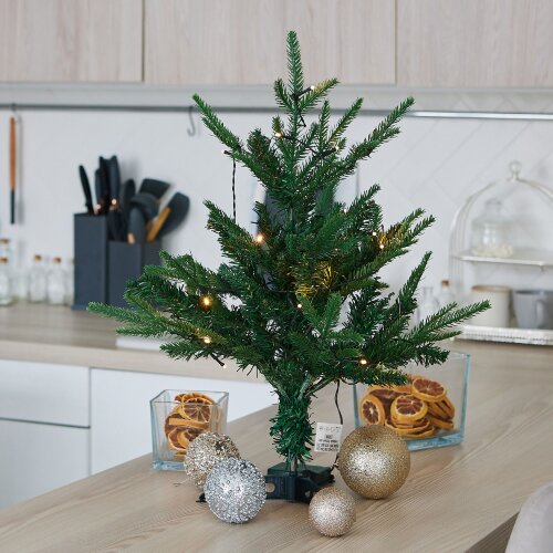 ULD-T5460-030-SNA-3AA WARM WHITE IP20 XMAS TREE Дерево светодиодное Ёлочка, на батарейках 3АА не в-к, 54х60см, 30 светодиодов, Теплый белый свет, TM Uniel - фото 12