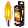 LED-C35-5W-GOLDEN-E14 GLV21GO Лампа светодиодная Vintage, Форма свеча, золотистая колба - фото 4