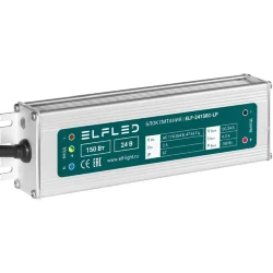 Блок питания герметичный компактный ELF, 24В, 150Вт, металл, IP67