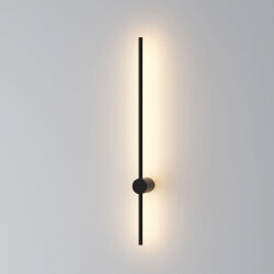 Бра 800 мм, 3000К, IP20, 7 Вт, черный, алюминий, Denkirs DK5012-BK