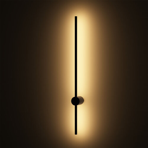 DK5012-BK Бра 800 мм, 3000К, IP20, 7 Вт, черный, алюминий. Фото 2