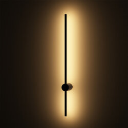 Бра 800 мм, 3000К, IP20, 7 Вт, черный, алюминий, Denkirs DK5012-BK