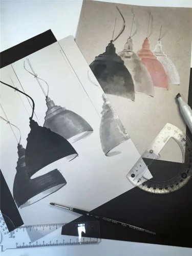 Подвесной светильник Bellevue E27х1 60Вт (Черный) - фото 11