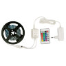 ULS-Q211 5050-30LED/m-IP20-3M-RGB RRP24C24 Комплект светодиодной ленты 3м. IP20. RGB. Адаптер 24Вт. Контроллер с пультом - фото