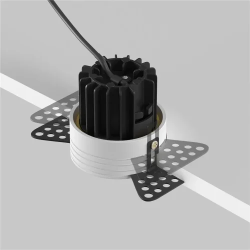 Встраиваемый светильник Round 3000K 7W 50° (Латунь) - фото 16