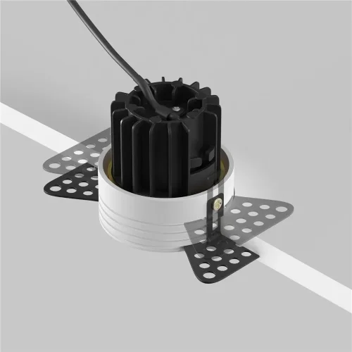 Встраиваемый светильник Раунд / Round 7 Вт 3000 К 50° (Латунь) DL058-7W3K-TRS-BS - фото 16