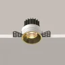 Встраиваемый светильник Раунд / Round 7 Вт 3000 К 50° (Латунь) DL058-7W3K-TRS-BS - фото 4