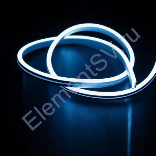 Светодиодный гибкий неон 0612 12V iceblue LN313 - фото.