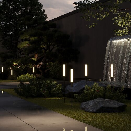 Светильник садово-парковый Invi 3W 4000K черный - Фото 2