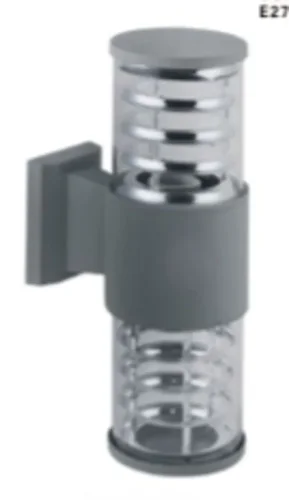 Настенный светильник (бра) Bronx E27х2 60Вт IP 54 (Черный) - фото 3