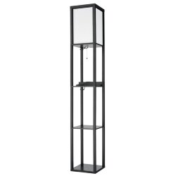 Торшер «LUMION» 8093/1F, серия: PRACTIC - USB разъем для зарядки; розетка