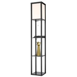 Торшер «LUMION» 8093/1F, серия: PRACTIC - USB разъем для зарядки; розетка